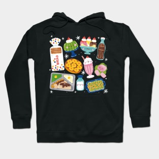 1950s Food Hoodie